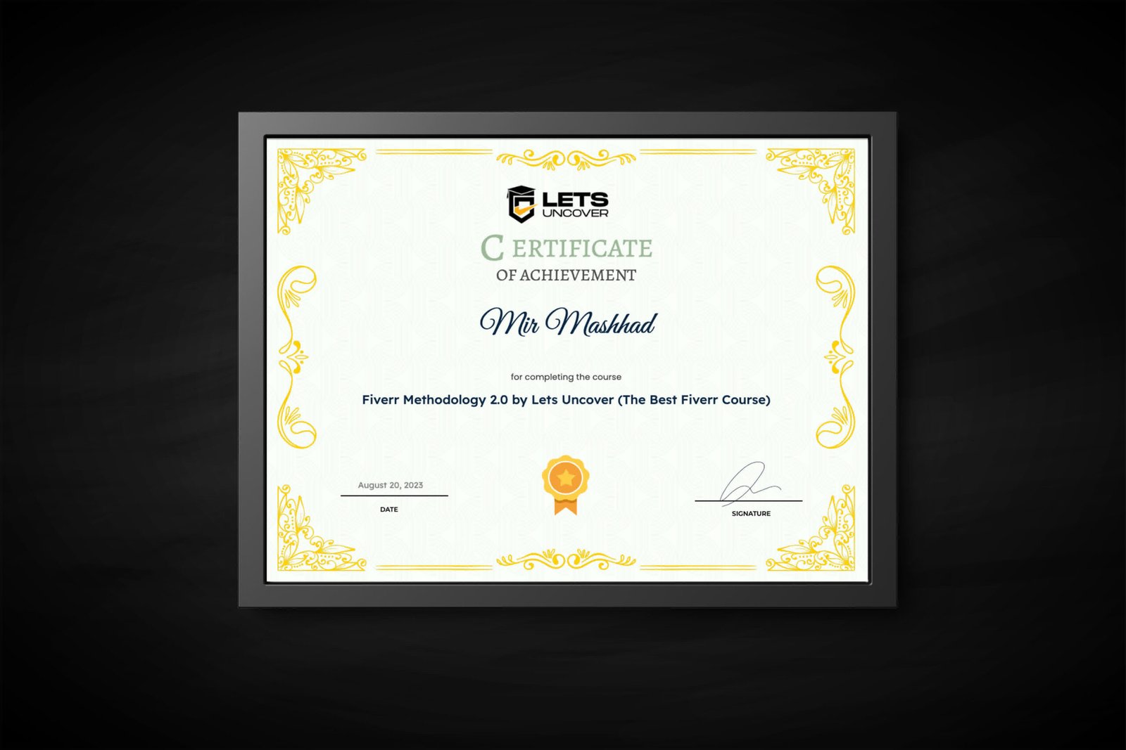 Lets Uncover Fiverr Course